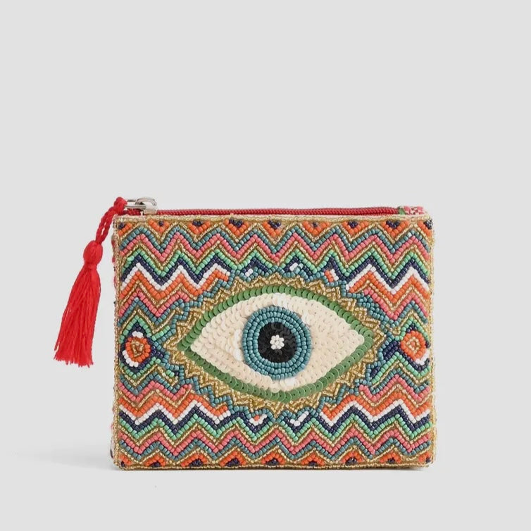 BEAD COIN PURSE - 6 STYLES