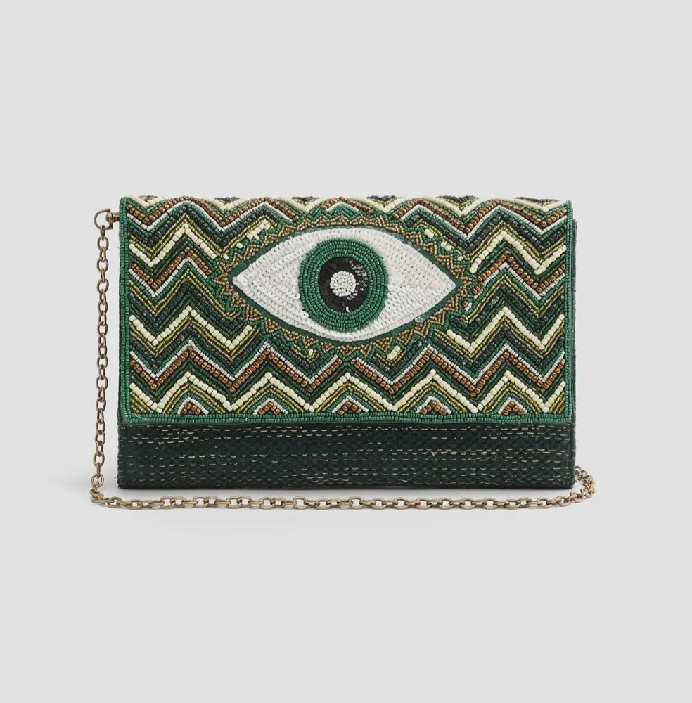 BEAD BAG - GREEN