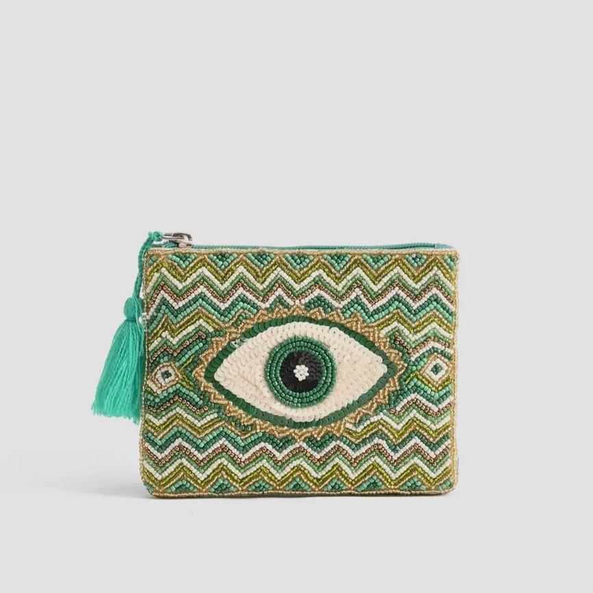 BEAD COIN PURSE  - 6 STYLES